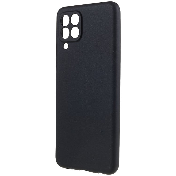 TPU Phone Case for Samsung Galaxy M33 5G (Global Version) Fingerprint Free Matte Phone Cover - Black