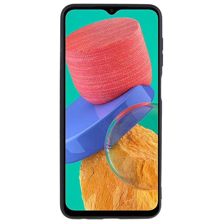 TPU Phone Case for Samsung Galaxy M33 5G (Global Version) Fingerprint Free Matte Phone Cover - Black