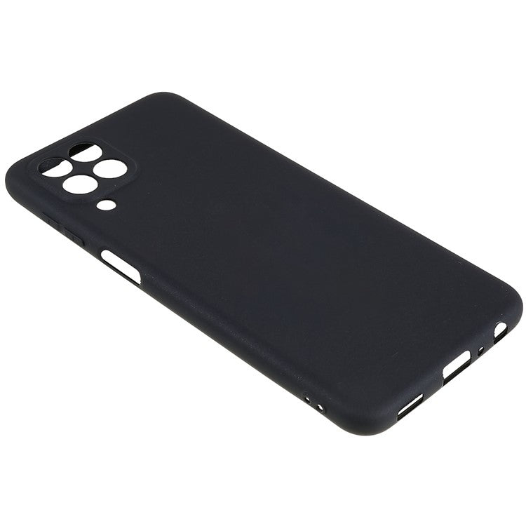 TPU Phone Case for Samsung Galaxy M33 5G (Global Version) Fingerprint Free Matte Phone Cover - Black