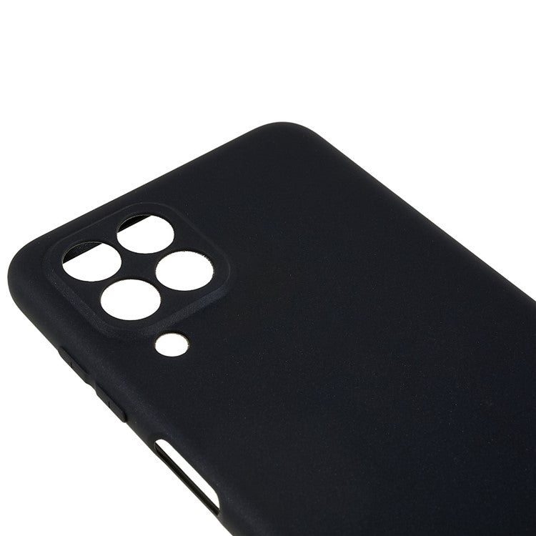 TPU Phone Case for Samsung Galaxy M33 5G (Global Version) Fingerprint Free Matte Phone Cover - Black