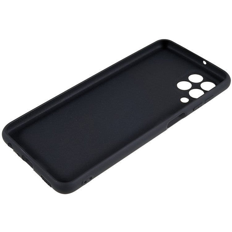 TPU Phone Case for Samsung Galaxy M33 5G (Global Version) Fingerprint Free Matte Phone Cover - Black