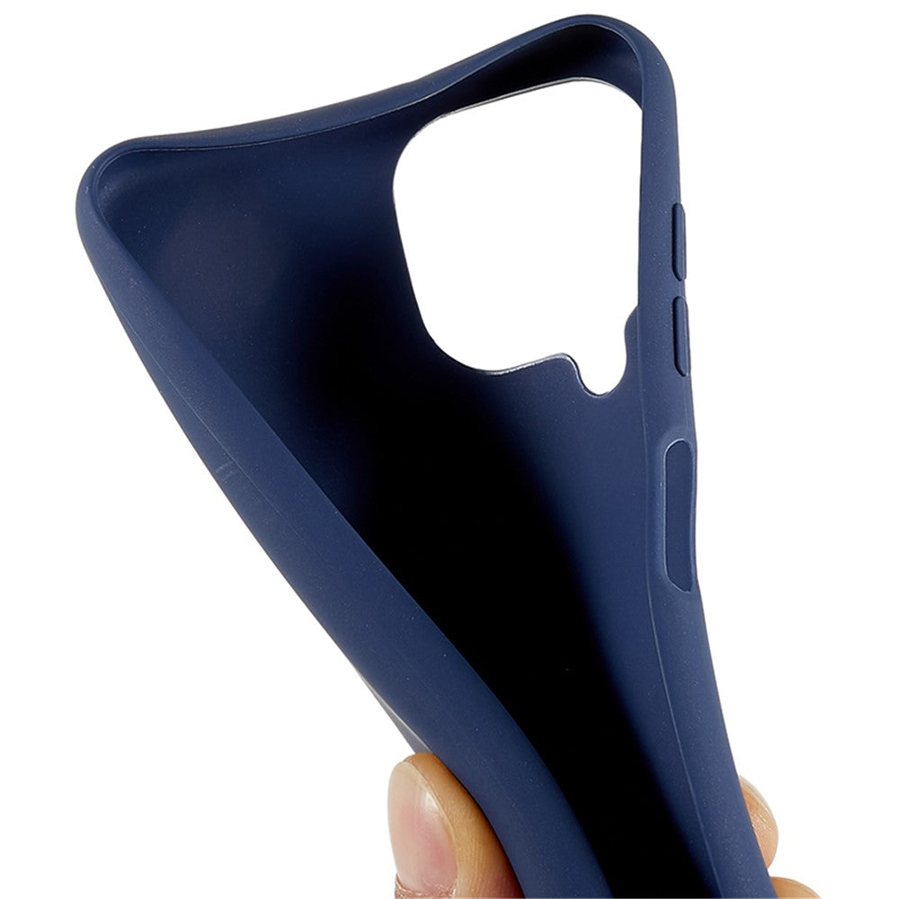 TPU Phone Case for Samsung Galaxy M33 5G (Global Version) Fingerprint Free Matte Phone Cover - Sapphire