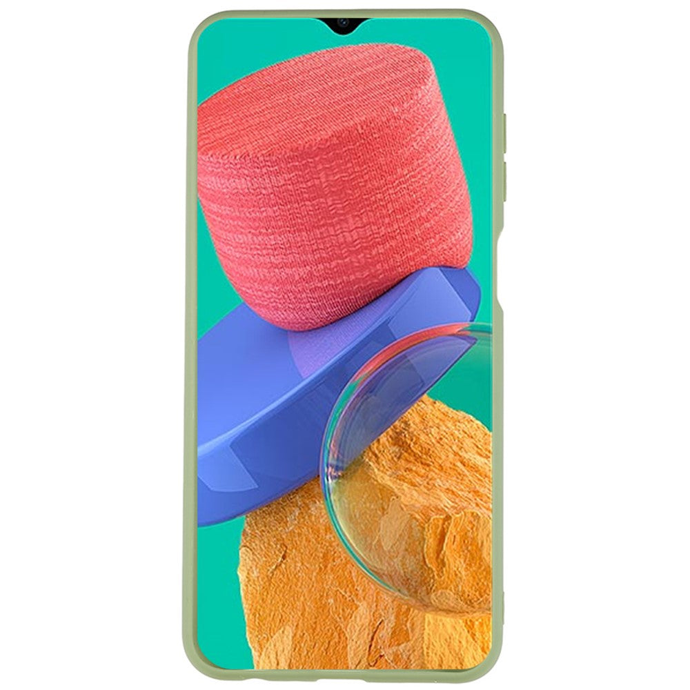 TPU Phone Case for Samsung Galaxy M33 5G (Global Version) Fingerprint Free Matte Phone Cover - Green