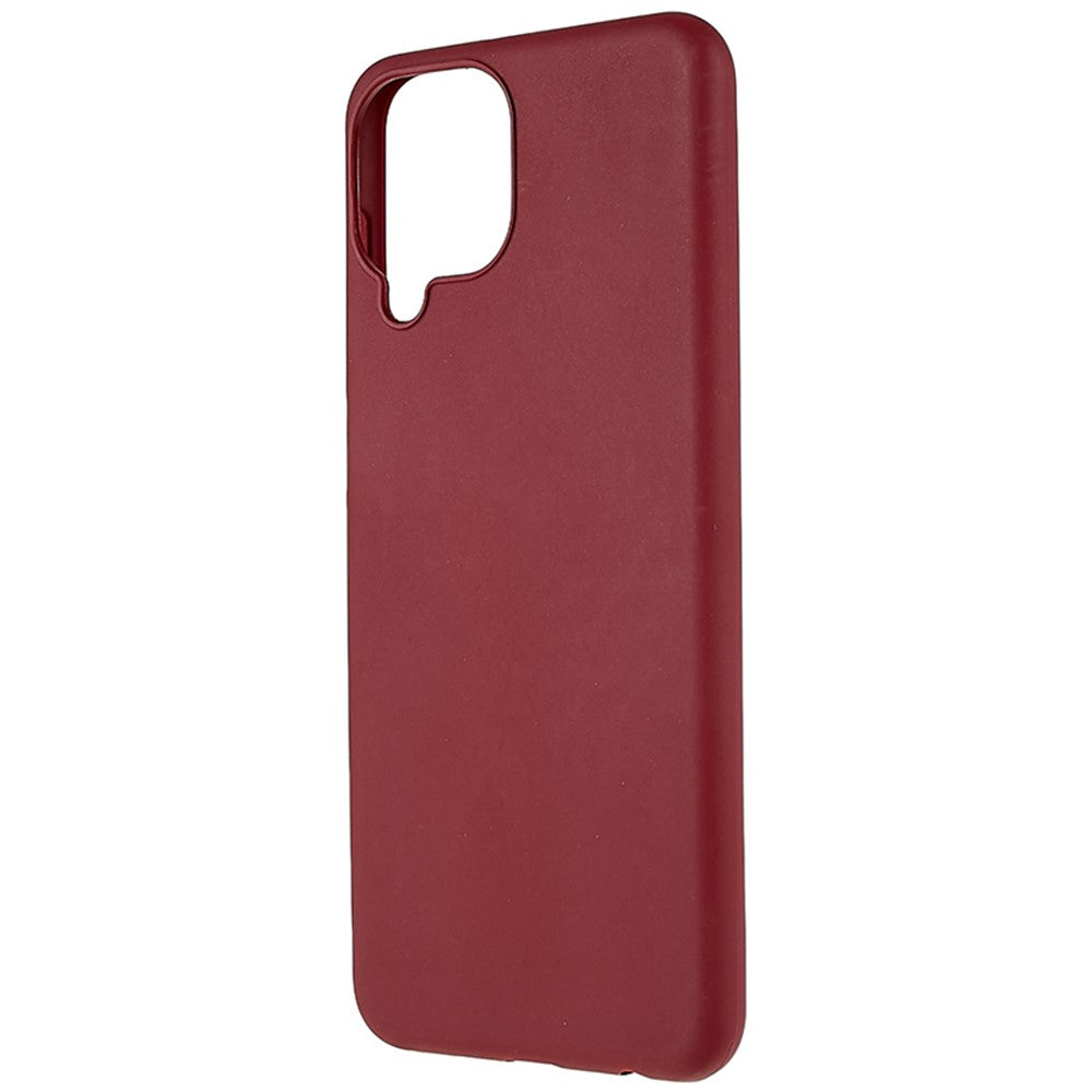 TPU Phone Case for Samsung Galaxy M33 5G (Global Version) Fingerprint Free Matte Phone Cover - Wine Red
