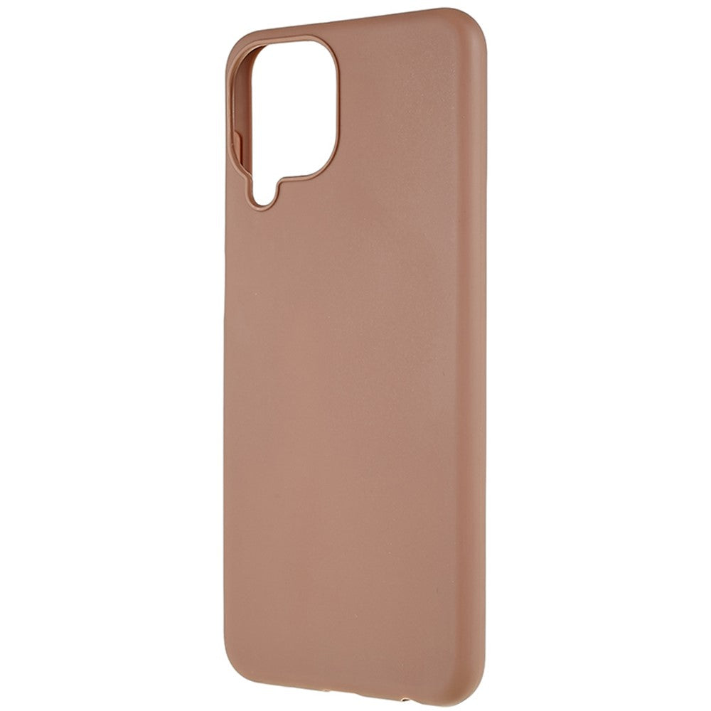 TPU Phone Case for Samsung Galaxy M33 5G (Global Version) Fingerprint Free Matte Phone Cover - Khaki