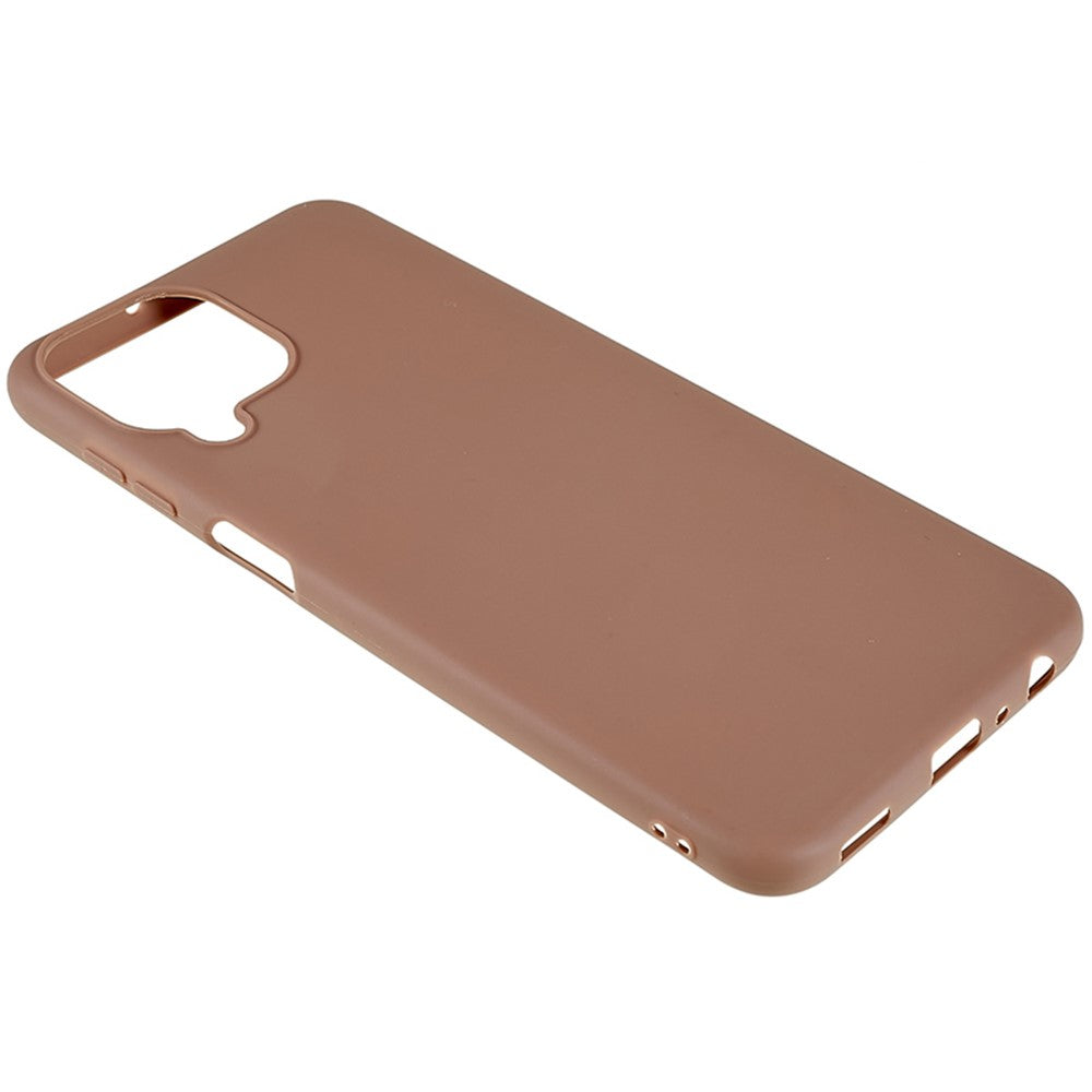 TPU Phone Case for Samsung Galaxy M33 5G (Global Version) Fingerprint Free Matte Phone Cover - Khaki