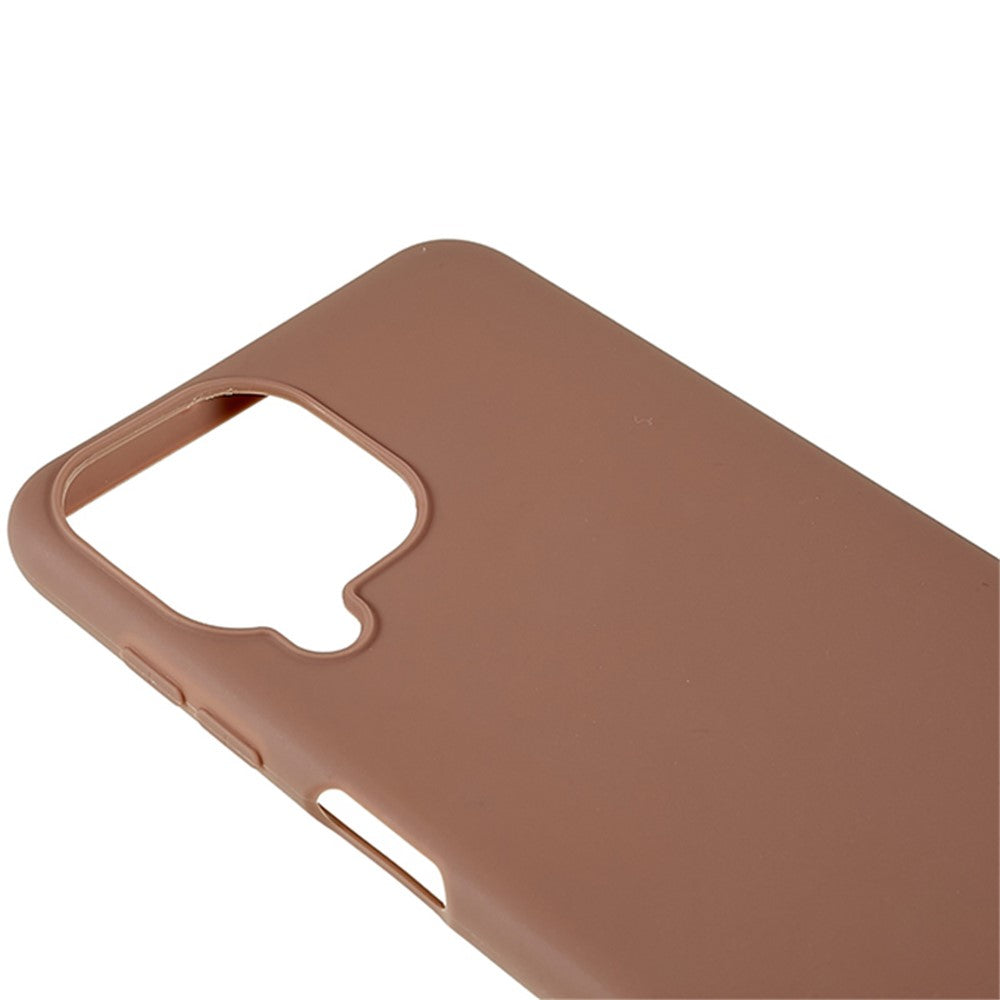 TPU Phone Case for Samsung Galaxy M33 5G (Global Version) Fingerprint Free Matte Phone Cover - Khaki