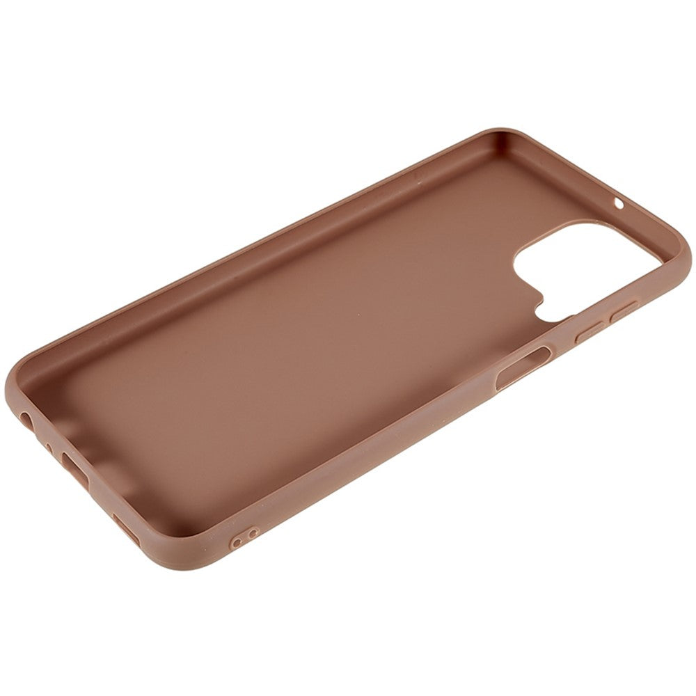 TPU Phone Case for Samsung Galaxy M33 5G (Global Version) Fingerprint Free Matte Phone Cover - Khaki