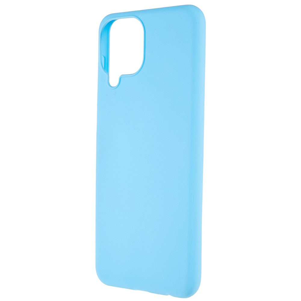 TPU Phone Case for Samsung Galaxy M33 5G (Global Version) Fingerprint Free Matte Phone Cover - Baby Blue