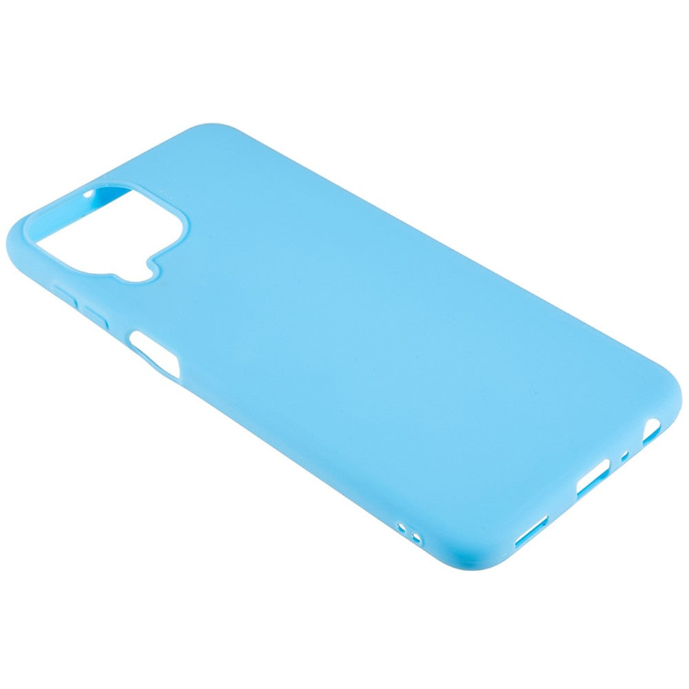 TPU Phone Case for Samsung Galaxy M33 5G (Global Version) Fingerprint Free Matte Phone Cover - Baby Blue