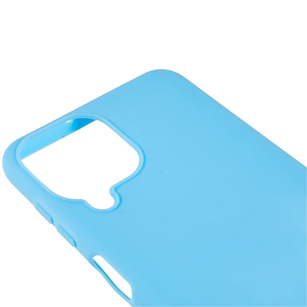 TPU Phone Case for Samsung Galaxy M33 5G (Global Version) Fingerprint Free Matte Phone Cover - Baby Blue