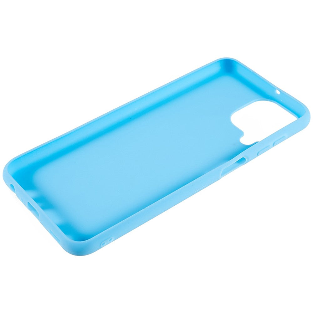 TPU Phone Case for Samsung Galaxy M33 5G (Global Version) Fingerprint Free Matte Phone Cover - Baby Blue