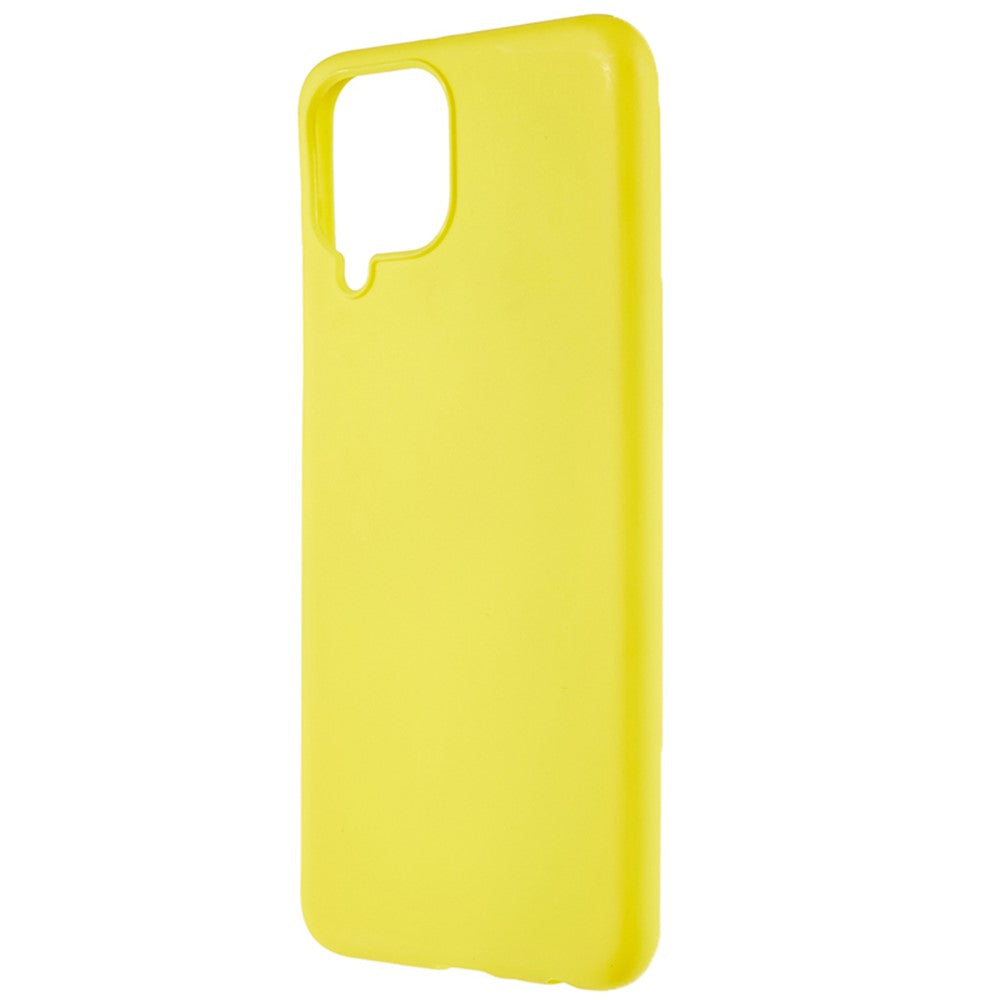 TPU Phone Case for Samsung Galaxy M33 5G (Global Version) Fingerprint Free Matte Phone Cover - Yellow