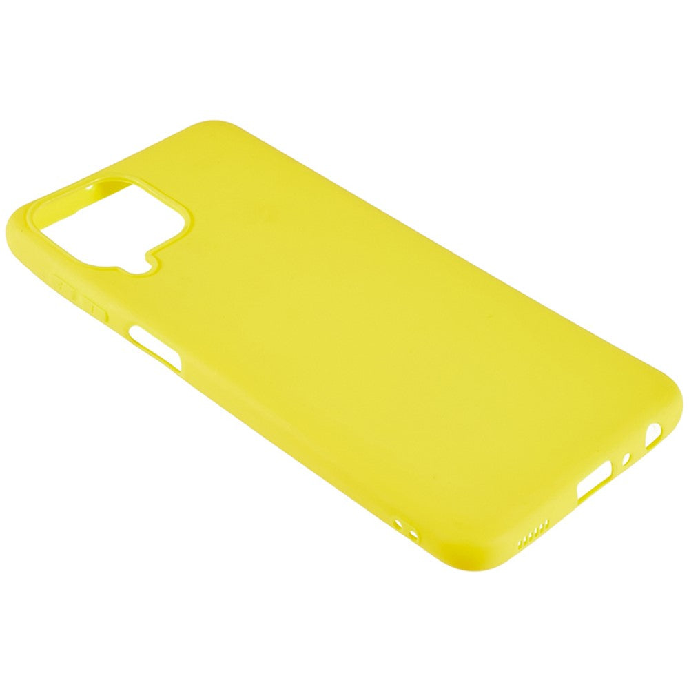 TPU Phone Case for Samsung Galaxy M33 5G (Global Version) Fingerprint Free Matte Phone Cover - Yellow
