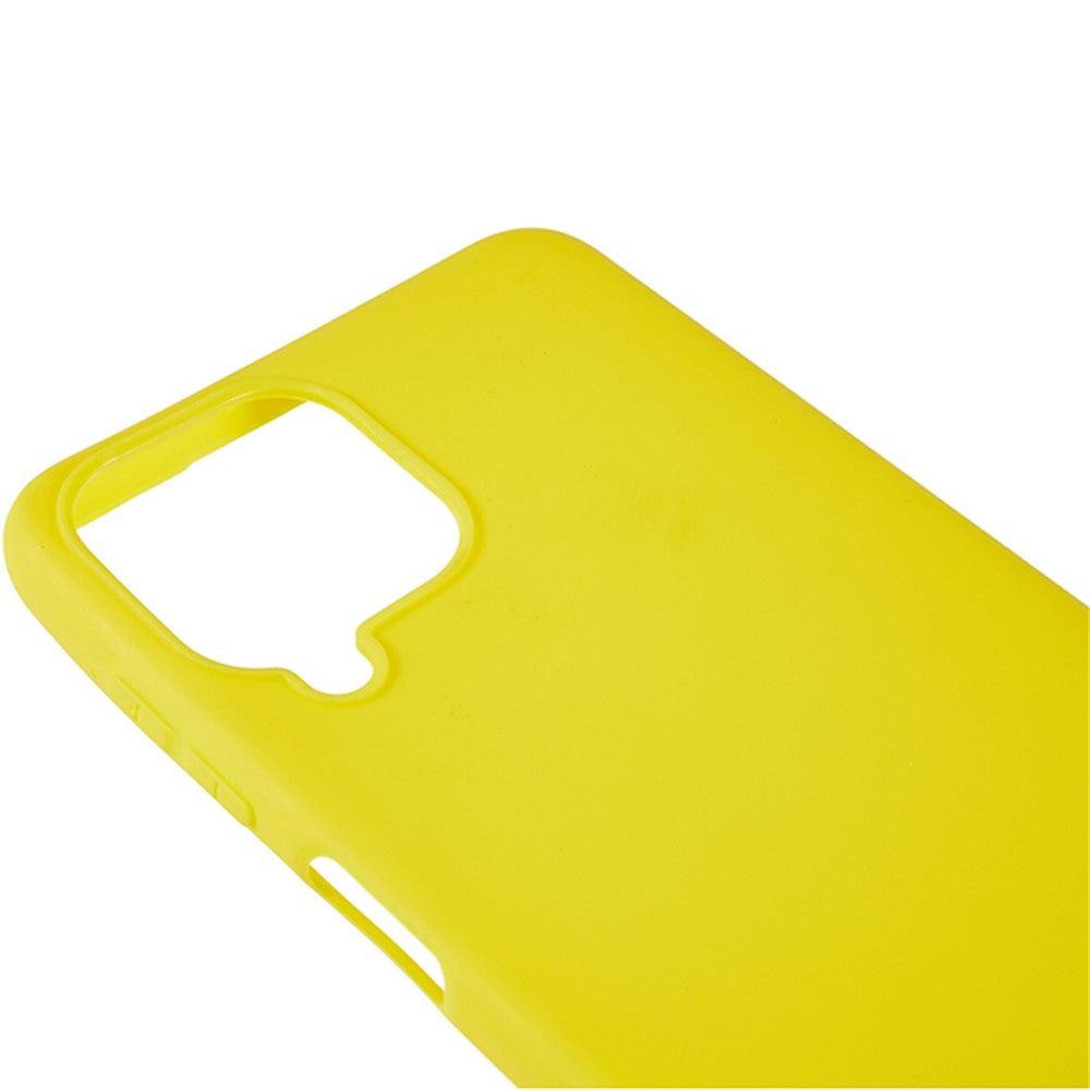 TPU Phone Case for Samsung Galaxy M33 5G (Global Version) Fingerprint Free Matte Phone Cover - Yellow