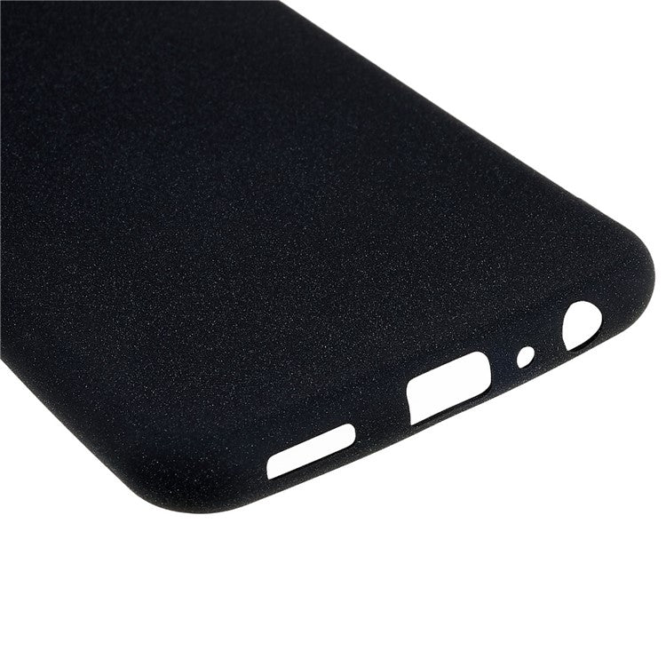For Samsung Galaxy M13 4G Soft TPU Double-Sided Matte Case Precise Cutouts Anti-Scratch Protective Phone Cover - Black