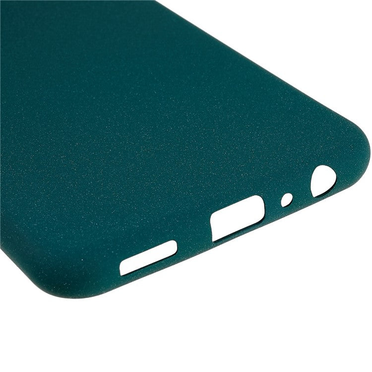 For Samsung Galaxy M13 4G Soft TPU Double-Sided Matte Case Precise Cutouts Anti-Scratch Protective Phone Cover - Green