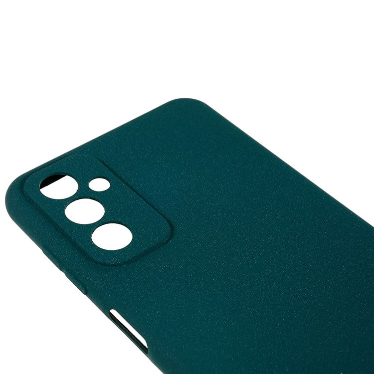 For Samsung Galaxy M13 4G Soft TPU Double-Sided Matte Case Precise Cutouts Anti-Scratch Protective Phone Cover - Green