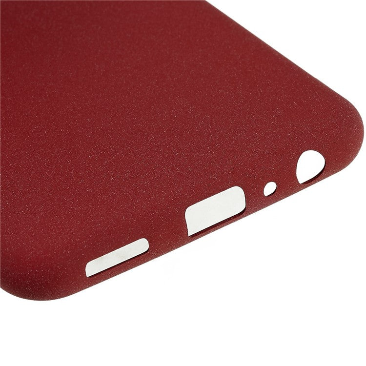 For Samsung Galaxy M13 4G Soft TPU Double-Sided Matte Case Precise Cutouts Anti-Scratch Protective Phone Cover - Wine Red