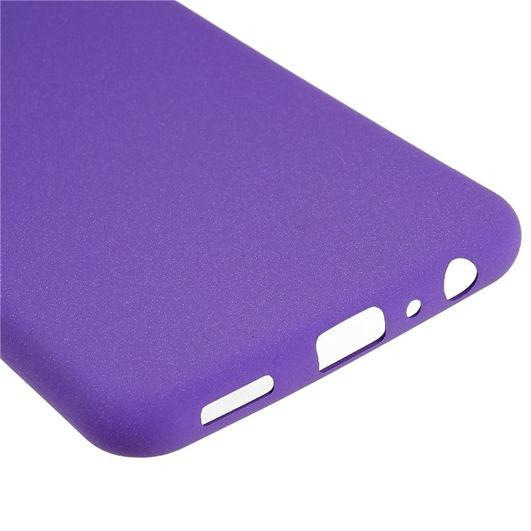For Samsung Galaxy M13 4G Soft TPU Double-Sided Matte Case Precise Cutouts Anti-Scratch Protective Phone Cover - Purple