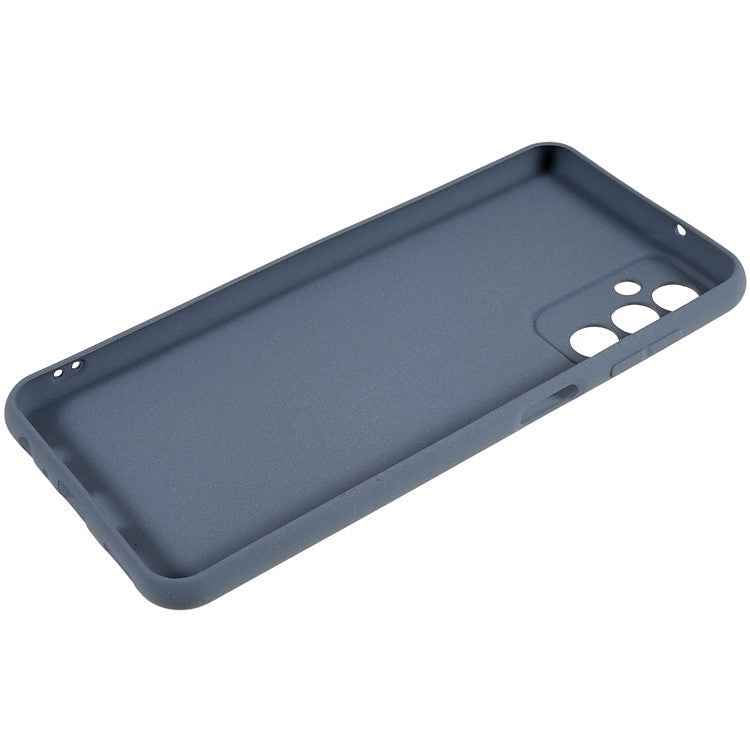 For Samsung Galaxy M13 4G Soft TPU Double-Sided Matte Case Precise Cutouts Anti-Scratch Protective Phone Cover - Grey