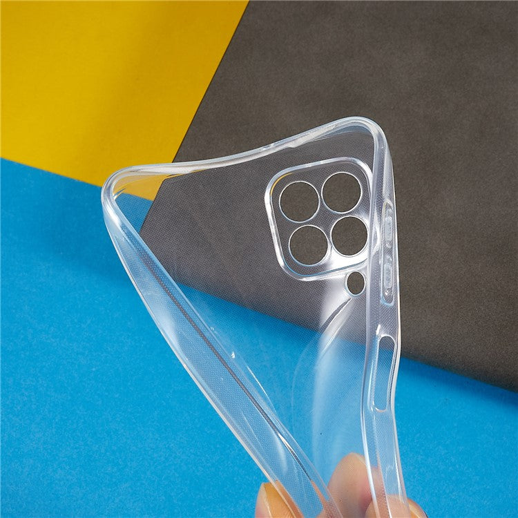 For Samsung Galaxy M53 5G HD Transparent Soft TPU Case Thickened 1.5mm Phone Protective Back Cover