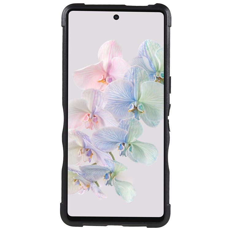 For Google Pixel 7 5G Hard PC + Soft TPU Shockproof Case Anti-slip Grip Protective Phone Back Cover - Green