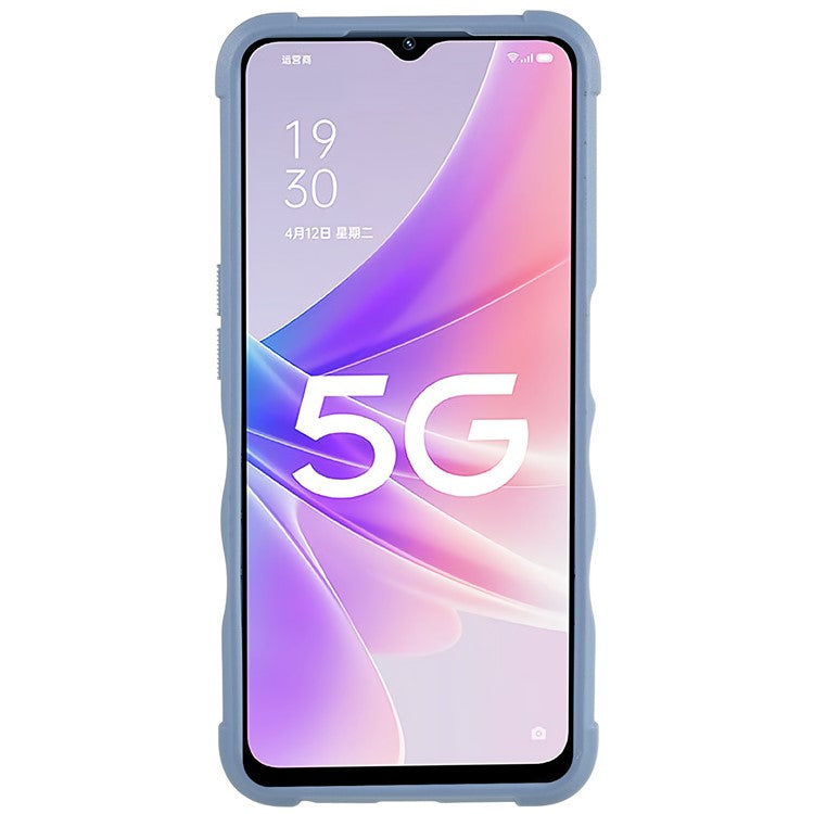 For Oppo A57 4G/A57s 4G/A57e 4G/A77 4G/A77 5G/A57 (2022) 5G/Realme Q5i/V23 5G/OnePlus Nord N20 SE 4G/Nord N300 5G PC+TPU Phone Case Ring Holder Kickstand Cover - Rose Gold
