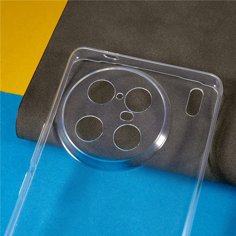 Back Shell for vivo X90 Pro+ 5G, Soft TPU Phone Case Anti-fall Transparent Clear Slim Phone Cover