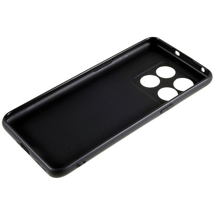 For OnePlus Ace Pro 5G / 10T 5G Anti-fall Flexible TPU Cell Phone Cover Black Matte Smartphone Case