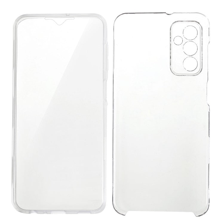 For Samsung Galaxy M23 5G / F23 5G Drop-proof Detachable Phone Case TPU + Acrylic Full Coverage Cover with PET Screen Protector