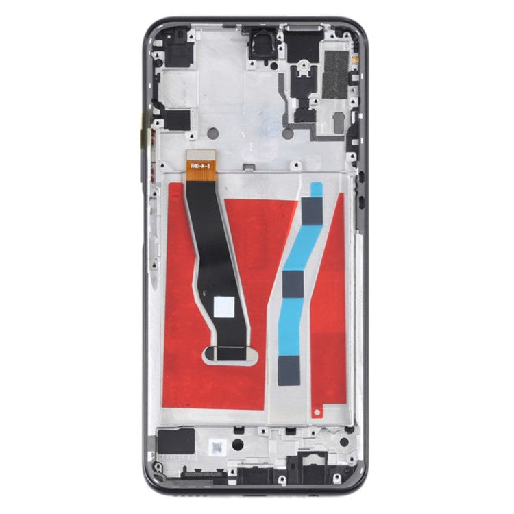 For Honor 9X HLK-AL00, HLK-TL00 LCD Screen and Digitizer Assembly + Frame Replacement Part (COG) (Grade C, without Logo) - Magic Night Black