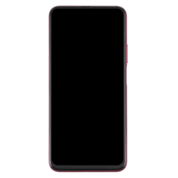 For Honor 9X HLK-AL00, HLK-TL00 LCD Screen and Digitizer Assembly + Frame Replacement Part (COG) (Grade C, without Logo) - Charm Red