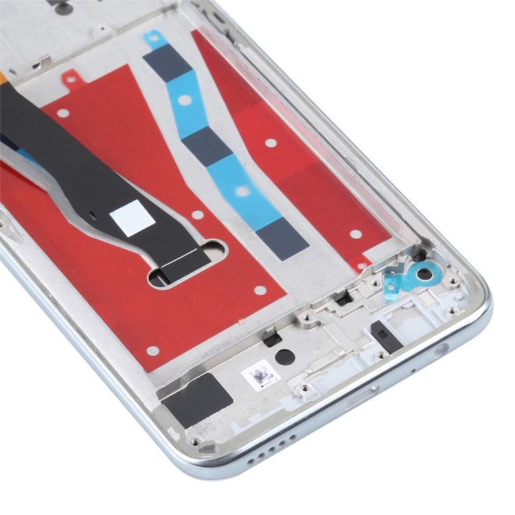 For Honor 9X HLK-AL00, HLK-TL00 LCD Screen and Digitizer Assembly + Frame Replacement Part (COG) (Grade C, without Logo) - Icelandic White