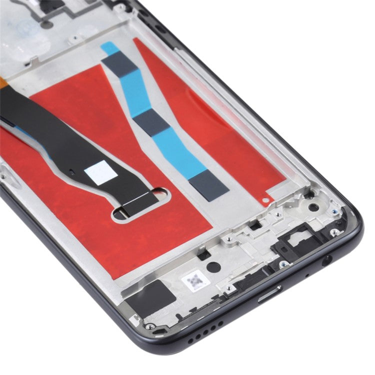 For Honor 9X Pro HLK-L41, HLK-L42 (International), HLK-AL10, HLK-TL10 (China) LCD Screen and Digitizer Assembly + Frame Replacement Part (COG) (Grade C, without Logo) - Midnight Black