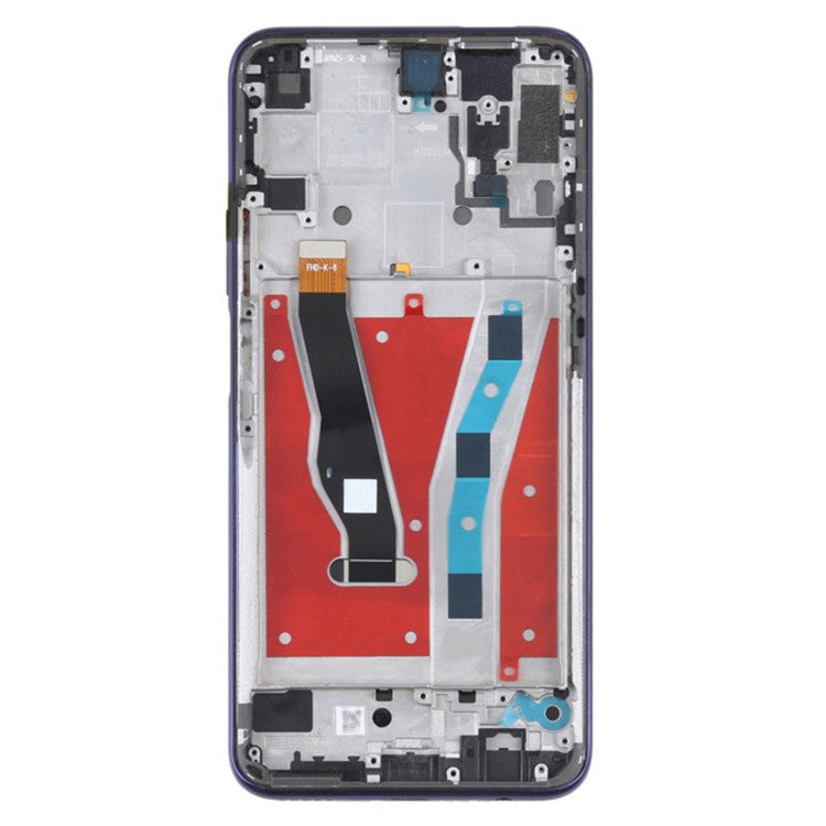 For Honor 9X Pro HLK-L41, HLK-L42 (International), HLK-AL10, HLK-TL10 (China) LCD Screen and Digitizer Assembly + Frame Replacement Part (COG) (Grade C, without Logo) - Phantom Purple