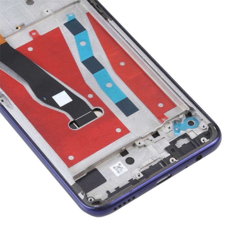 For Honor 9X Pro HLK-L41, HLK-L42 (International), HLK-AL10, HLK-TL10 (China) LCD Screen and Digitizer Assembly + Frame Replacement Part (COG) (Grade C, without Logo) - Phantom Purple