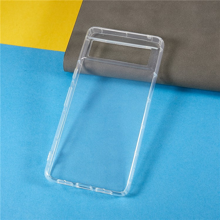 Phone Case for Google Pixel 7 5G, Airbag Protection Shock-absorbing Transparent TPU Back Cover