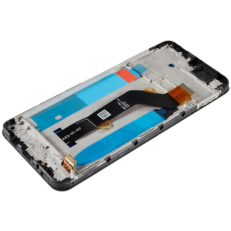 For Tecno Spark 7T 4G KF6p Grade C LCD Screen and Digitizer Assembly + Frame Replacement Part (without Logo)