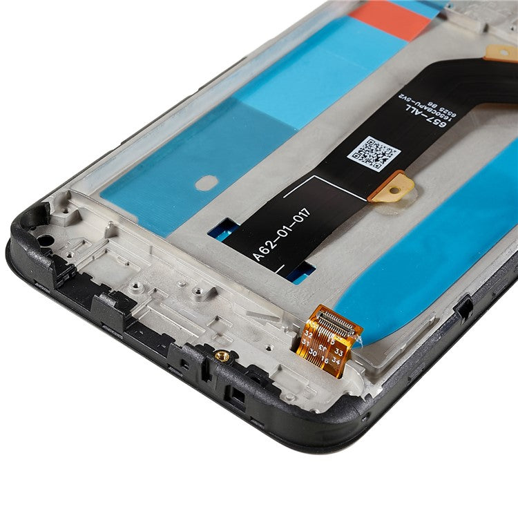 For Tecno Spark 7T 4G KF6p Grade C LCD Screen and Digitizer Assembly + Frame Replacement Part (without Logo)