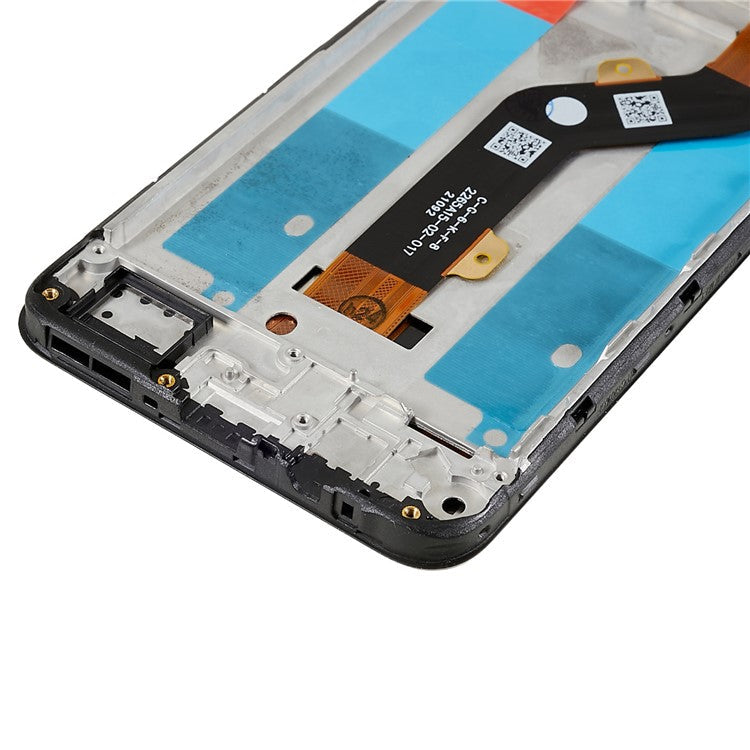 For Tecno Camon 17 4G 2021 CG6 Grade C LCD Screen and Digitizer Assembly + Frame Replacement Part (without Logo)