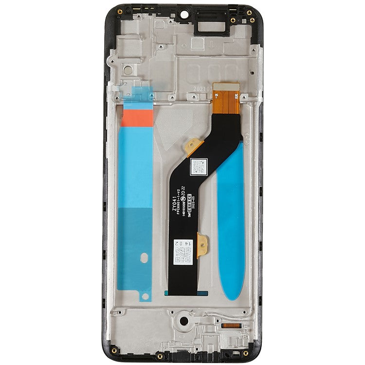 For Tecno Spark 5 Air 2020 KD6 Grade C LCD Screen and Digitizer Assembly + Frame Replacement Part (without Logo)