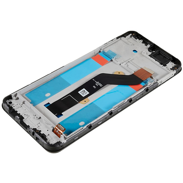 For Tecno Spark 7 4G Grade C LCD Screen and Digitizer Assembly + Frame Replacement Part (without Logo)