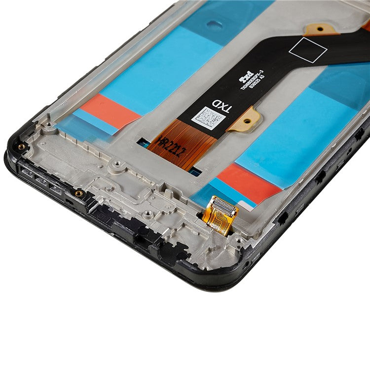 For Infinix Hot 10 X682 Grade C LCD Screen and Digitizer Assembly + Frame Replacement Part (without Logo)