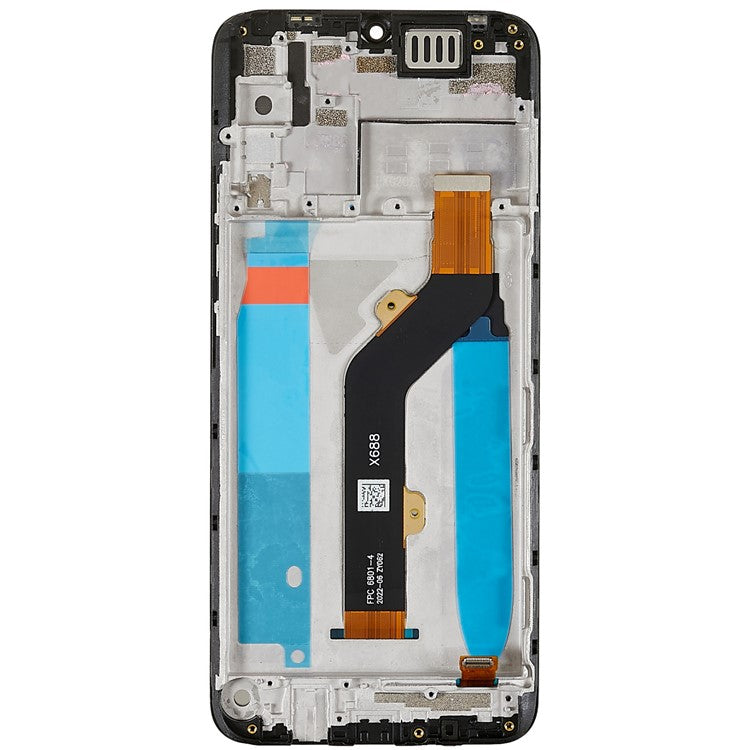 For Infinix Hot 10 Play X688 Grade C LCD Screen and Digitizer Assembly + Frame Replacement Part (without Logo)