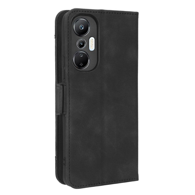 For Infinix Hot 20S 4G / X6827 PU Leather Wallet Stand Magnetic Flip Smartphone Cover with Multiple Card Slots - Black