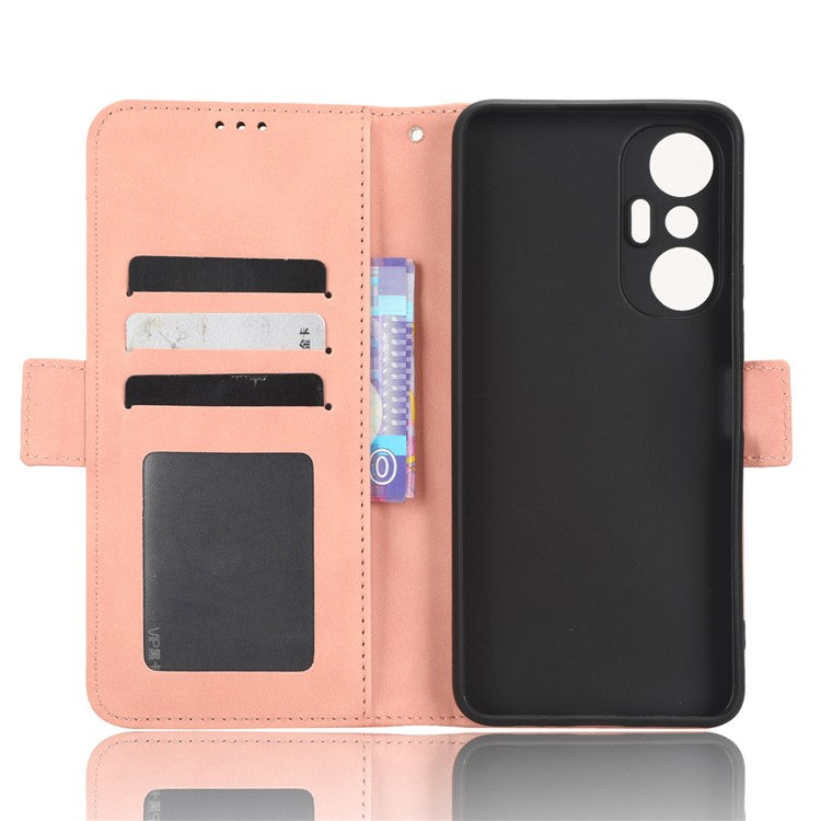 For Infinix Hot 20S 4G / X6827 PU Leather Wallet Stand Magnetic Flip Smartphone Cover with Multiple Card Slots - Pink