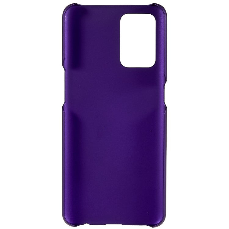 For Oppo A74 4G / F19 / F19s Rubberized Matte Anti-scratch Hard PC Case Drop-proof Phone Cover - Purple
