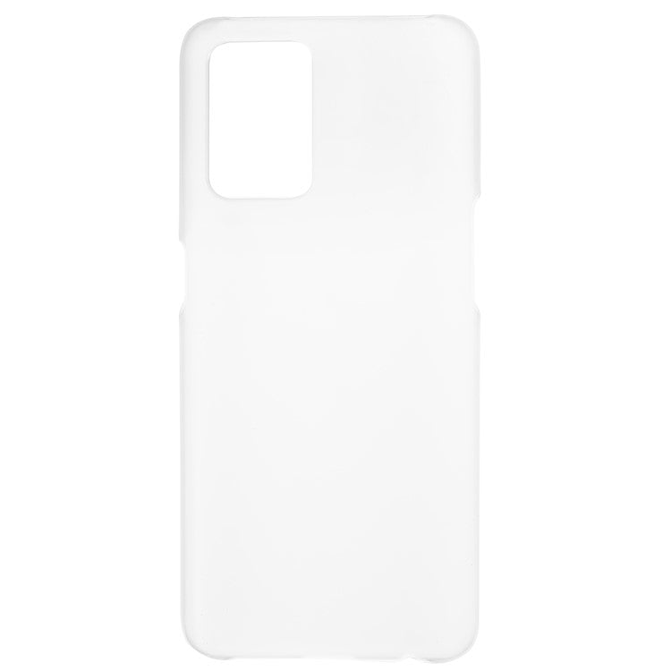 For Oppo A74 4G / F19 / F19s Rubberized Matte Anti-scratch Hard PC Case Drop-proof Phone Cover - Transparent