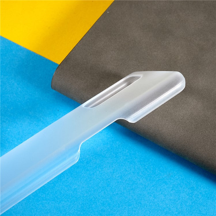 For Oppo A74 4G / F19 / F19s Rubberized Matte Anti-scratch Hard PC Case Drop-proof Phone Cover - Transparent